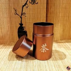 茶字铝茶罐 (褐色) ALUMINIUM CONTAINER (BROWN)